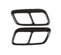 Terminale di scarico Terminali di scarico Per Range Per Rover Per Sport P400 2018-2019 in acciaio inox con adesivi per la copertura del silenziatore(Black)