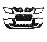 Terminale di Scarico Tubo di Punta Diffusore Paraurti Posteriore Per Land Per Rover Per Range Per Per Velar Telaio Marmitta Di Scarico Spoiler Splitter Kit Carrozzeria(Nero)