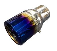 Terminale di Scarico Tubo di Punta Terminale Di Scarico Per Auto Adatto Per RAV4 Per Prado Per Highlander Per Wrangler Per Tundra Per Serbatoio Regolabile In Più Direzioni(Blu)