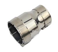 Terminale Di Scarico Tubo di raccordo riduttore di scarico universale per auto in acciaio inossidabile, diametro esterno 54 mm, 66 mm Terminali Di Scarico Per Auto(OD 54-63)