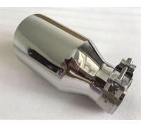 Terminale di Scarico Tubo Di Scarico 2022 2023 H7 Acciaio Inossidabile Singolo Il Bordo Piatto Universale Silenziatore Coda Gola Modifica Auto(60 IN-101 OUT)
