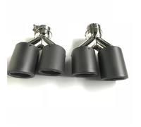 Terminale di Scarico Una Coppia Di Terminali Di Scarico Automatici Universali In Acciaio Inossidabile A Doppia Estremità Modello Y Sinistro E Destro. Scarico Coda Punta(ID 73mm-OD 101mm)