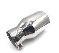 Terminale di Scarico Universale 63mm-101mm 304 Acciaio Inossidabile Auto Posteriore Rotondo Tubo Scarico Coda Marmitta Punta Accessori Turbo Fischio(ID 51-OD 114)