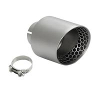Terminale Di Scarico Universale A Nido D'ape In Acciaio Inox Opaco(ID51-OD101)