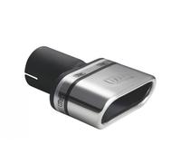 Terminale di Scarico Universale Punta Silenziatore Ovale 110x45mm Lunghezza 80mm