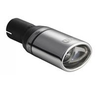 Terminale di Scarico Universale Punta Silenziatore Ovale 95x65mm Lunghezza 200mm