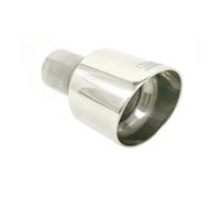 Terminale di Scarico Universale Terminale di Scarico Tondo 120mm Lunghezza 12...