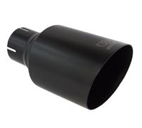 Terminale di scarico universale punta silenziatore tondo 100 mm lunghezza 120 mm