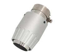 Terminale Di Silenziatore Terminale Di Scarico Per Auto In Alluminio Universale Argento Decorazione Per Marmitte Dimensioni Multiple Tubo Di Scarico Per Marmitta(51mm-76mm)