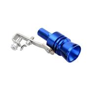 Terminale Dispositivo Universale Per Il Simulatore Del Fischio Turbo Dell'auto Di Rimontaggio Veicolo Marmitta Tubo Scarico Auto Scarico(Blu)