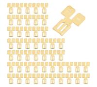 Terminale elettrico a 2 vie a sgancio rapido a doppia forcella adattatore connettore compatibile con sistemi automobilistici e di elettronica di potenza (30 pezzi)