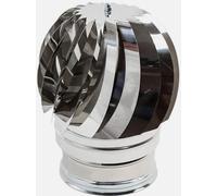 TERMINALE EOLICO A BASE TONDA COMIGNOLO - PER CANNA FUMARIA - ACCIAIO INOX 304