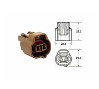 Terminale Femmina Serie 090 Smto Bihr Tipo Originale 2 Vie Marrone-5 Uds