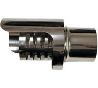 Terminale Fumaiolo Pellet Innesto M Maschio Canna Fumaria Acciaio Inox (D 80 Mm)