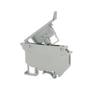 Terminale Fusibile Compatibile Con Le Parti Della Guida DIN | Confezione Da 50. Terminale Fusibile UK5 HESI. Rame Puro. Guida DIN A Vite. Pezzo Di Ricambio.(Gray 50pcs,1A fuse)