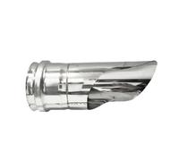 TERMINALE GOMITO INOX 304 CON CAPPELLO DRITTO Diam 80 Canne Fumarie Acciaio