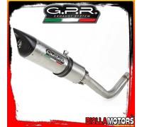 G.P.R. Silenziatore omologato Tiburon Titanium CBR600RR PC37A 2003-04 Catalizzato Nero/Argento