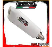 Gpr Exhaust Systems Albus Evo4 Royal Enfield Himalayan 410 Ø36 Mm 17-20 Euro 4 Cat Homologated Muffler Bianco Homologated