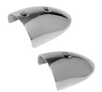 Terminale in acciaio inox 316 per bottazzo 2pz 40 x 22 mm