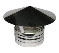 TERMINALE IN ACCIAIO PER CANNE FUMARIE Diam. 140