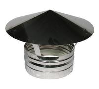 DIANKAMIN 412-466-150 Terminale in Acciaio per canne fumarie 150mm, Multicolore