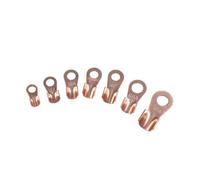 Terminale in filo di rame rosso tipo 5A 10A 20A 30A 40A 50A-250A | I capicorda a crimpare la giunzione del connettore dell'estremità del cavo a bocca aperta(150A 10PCS)