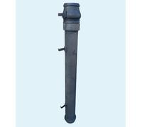 TERMINALE IN GHISA 80x1000 dritto con BARILOTTO CON ZANCHE A MURARE GRONDAIA