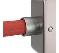 Terminale in metallo con filetto M20 per Creative-Tube, con viti stringitubo