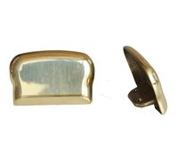 Terminale in ottone bronzato per corrimano 55 mm x 35 mm Bronzo