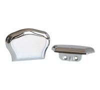 Terminale in ottone cromato per corrimano 62 mm x 45 mm Cromo