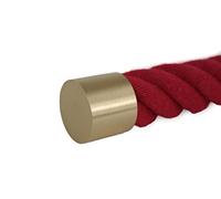 Terminale in ottone opaco per corrimano da 40 mm