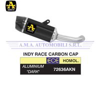 Terminale Indy Race all. Dark fond.carby Husqvarna Svartpilen/Vitpilen 125 2022