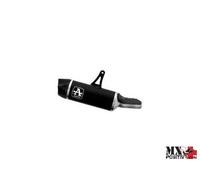 TERMINALE INDY RACE ALLUMINIO DARK" CON FONDELLO CARBY" HONDA XL 750 TRANSALP...