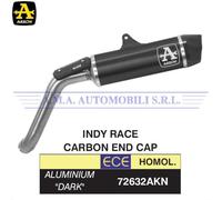 72632AKN - Terminale Scarico Arrow Indy-Race Dark Moto Guzzi V85 TT (19-20)