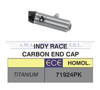 Terminale Indy Race titanio con fondello carby Ducati DIAVEL 1260 S 2019 2020