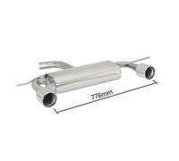 Terminale inox RAGAZZON Volkswagen Scirocco (13) 1.4TSI (90kW) 2008>>2014