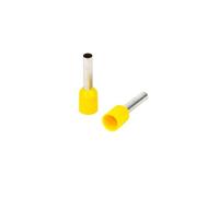 Terminale isolato Ghiera a crimpare elettrica for connettore terminale pressato in rame rosso da 1000 pezzi(Copper-yellow,E1512)