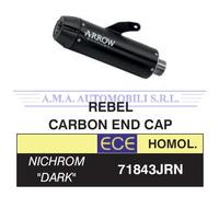 Arrow Terminale scarico Jet-Race 71843JRN Dark per Yamaha XSR 700 (2016)