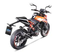 TERMINALE LEOVINCE GP ONE INOX OPACO INOX PER KTM DUKE 125 2017-2018