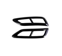 Terminale Marmitta Accessori Esterni Auto Terminali di Scarico Compatibile con VW Per Tiguan L 2020-2022 Copertura Silenziatore Nero Lucido Fascia Paraurti Posteriore