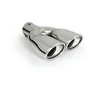 Terminale di Scarico Universale Acciaio Inox Lucidato per Auto Tuning Ø 32-50 mm