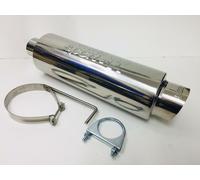 TERMINALE MARMITTA SCARICO SPORTIVO UNIVERSALE RACE SPORT TUNING RACING ROMBO