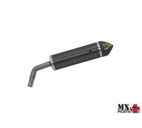 TERMINALE MAXI RACE-TECH ALLUMINIO DARK" CON FONDELLO CARBY" YAMAHA XT 1200Z ...