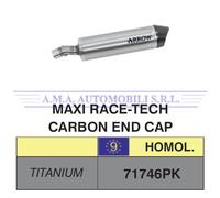 Terminale Maxi Race-Tech Appr. titanio fond.carb BMW F 800 R 2013 2014 2015 2016