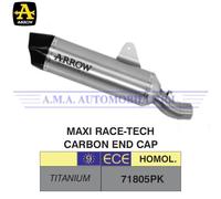 71805PK - Terminale Scarico Arrow Maxi Race-Tech Titanio BMW R 1200/1250 GS