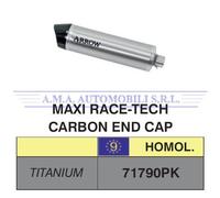 Terminale Maxi Race-Tech titanio fondello carby BMW K 1300 R 2009 2010 2011 2012