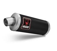 Sistema di scarico MIVV Dakar con EG-BE Acciaio inox / Acciaio inox nero