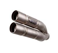 TERMINALE MIVV DOUBLE GUN TITANIO PER KAWASAKI Z 900 A2 2017-2025