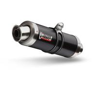 Terminale Scarico MIVV GP Nero Acciaio inox per Yamaha Mt-03 2016 > 2023