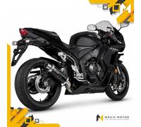 Terminale MIVV GP per Honda CBR 600 F 11-13 Slip-On Inox nero H.038.LXB